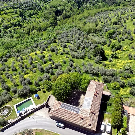 빌라 La Pietra Piana Panoramica Con E Piscina Naturale Vicino Firenze