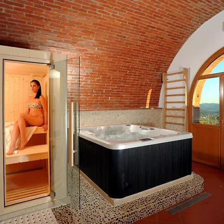 La Pietra Piana Panoramica Con E Piscina Naturale Vicino Firenze * 레겔로